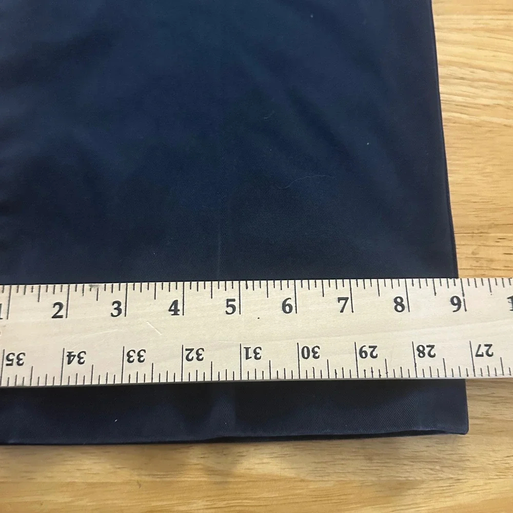 Vintage Polo Ralph Lauren Ethan‎ Pant Mens Navy Blue Cotton Pleated Preppy 40x30
